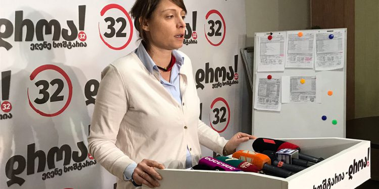 ელენე ხოშტარია: “დროა” სხვა პარტიებთან კოორდინაციაში აგრძელებს თბილისში ხმების დასაცავად ბრძოლას
