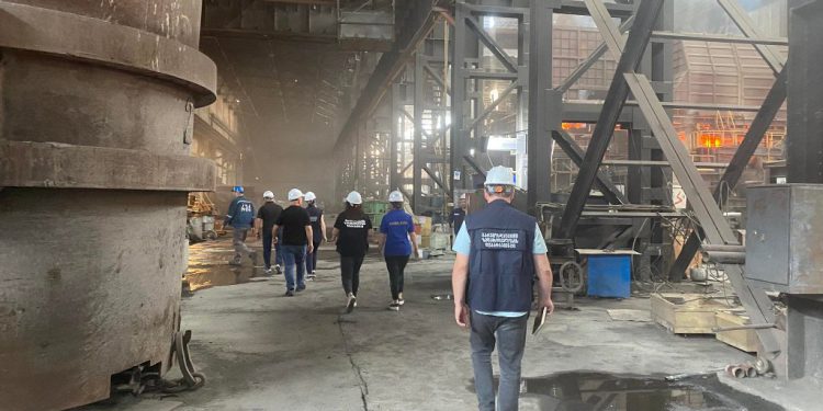 „რუსთავის ფოლადში“ ვალდებულებების შესრულების ინსპექტირება განხორციელდა