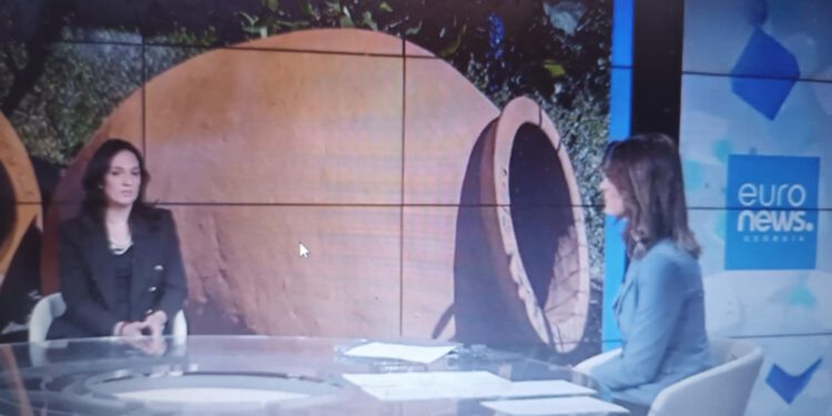 ქვევრის საერთაშორისო დღე euronews -ის გადაცემაში «ამბები დღისით»