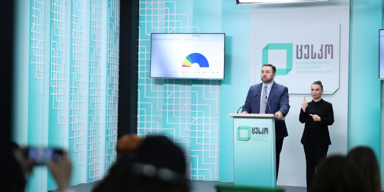 ცესკოს თავმჯდომარემ მუნიციპალიტეტის ორგანოთა არჩევნების პირველადი წინასწარი შედეგები წარადგინა